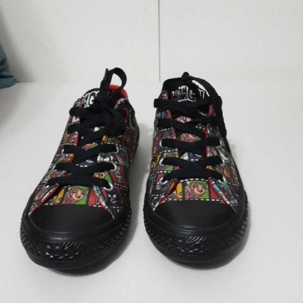 Converse Chuck Taylor Teen Titans‎ Go Colorful Kids Youth 2 Sneakers